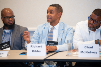 Aventura, Fla.  ̶   Aug. 7, 2019  ̶   Members of the Surviving the Storm Coverage panel shared their experiences and tips with journalists at the 2019 National Association of Black Journalists Annual Convention & Career Fair at the JW Marriott Miami Turnb