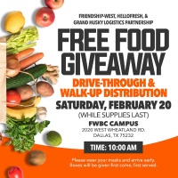 (BPRW) FRIENDSHIP-WEST BAPTIST CHURCH SETTING UP HUB FOR FOOD AND WATER DISTRIBUTION FOR NORTH TEXANS FOLLOWING SNOWSTORM AND MASS POWER OUTAGES