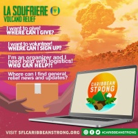 (BPRW) US CARIBBEAN STRONG MOUNTS GLOBAL GRASSROOTS EFFORT FOR VOLCANO VICTIMS IN ST. VINCENT