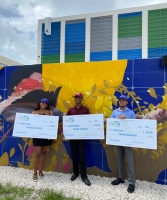 (BPRW) FPL presented surprise scholarship awards to three Black college-bound students majoring in STEM fields