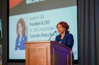 Marie R. Gill welcoming attendees at Florida’s MEDWeek 2021