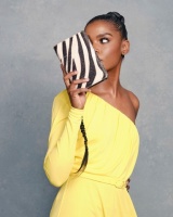 EMERGE in Color at Beverly Center to Exclusively Showcase Black Designers, June 17-July 23 Photo: Dress by Undra Celeste New York, handbag by Mira Estell, Makeup by Lamik Beauty (Photo: Business Wire)