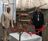 (BPRW) MALICK L. MANGA AND BILL HALEY, JR, ALEX HALEY’S GRANDSON, WILL BE VISITING THE GAMBIA TO CELEBRATE AND ACKNOWLEDGE THE  AWARDING WINNING BOOK, “ROOTS.” THE SEVEN MILESTONE  ANNIVERSARIES SURROUNDING THE BOOK AND ITS ONGOING CULTURAL  PHENOMENON IS BEING REVISITED THROUGH A SERIES OF INITIATIVES.
